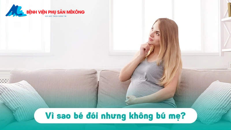 bé đói nhưng không chịu bú mẹ