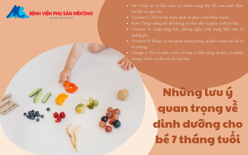 Bé 7 tháng ăn được những gì