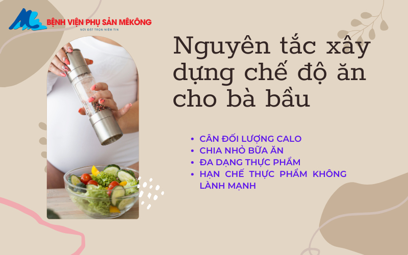 thực đơn cho bà bầu tiểu đường 3 tháng cuối